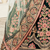Bridal Special Velvet Lehenga