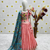 Designer Kids Silk Lehenga Choli