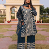Tshara Embroidered Designer Top Sharara