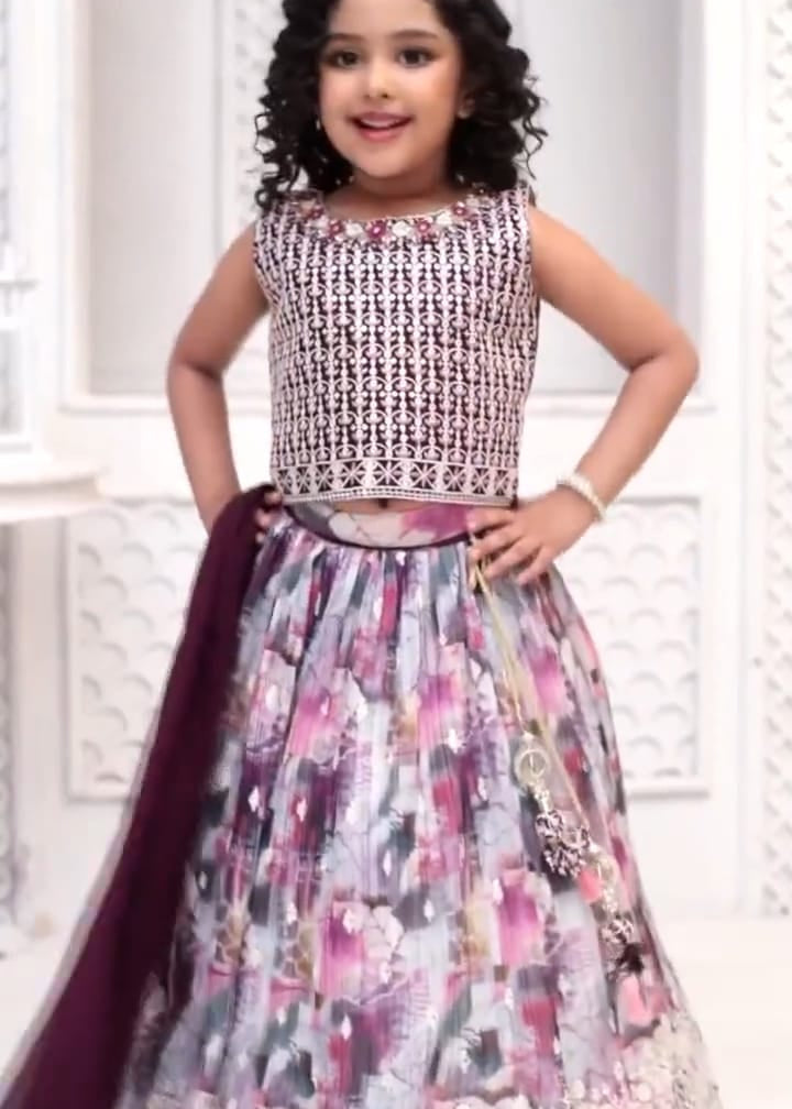 Trending Sequnce Kids Lehenga