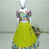 Beautifull Printed Kids Lehenga Choli