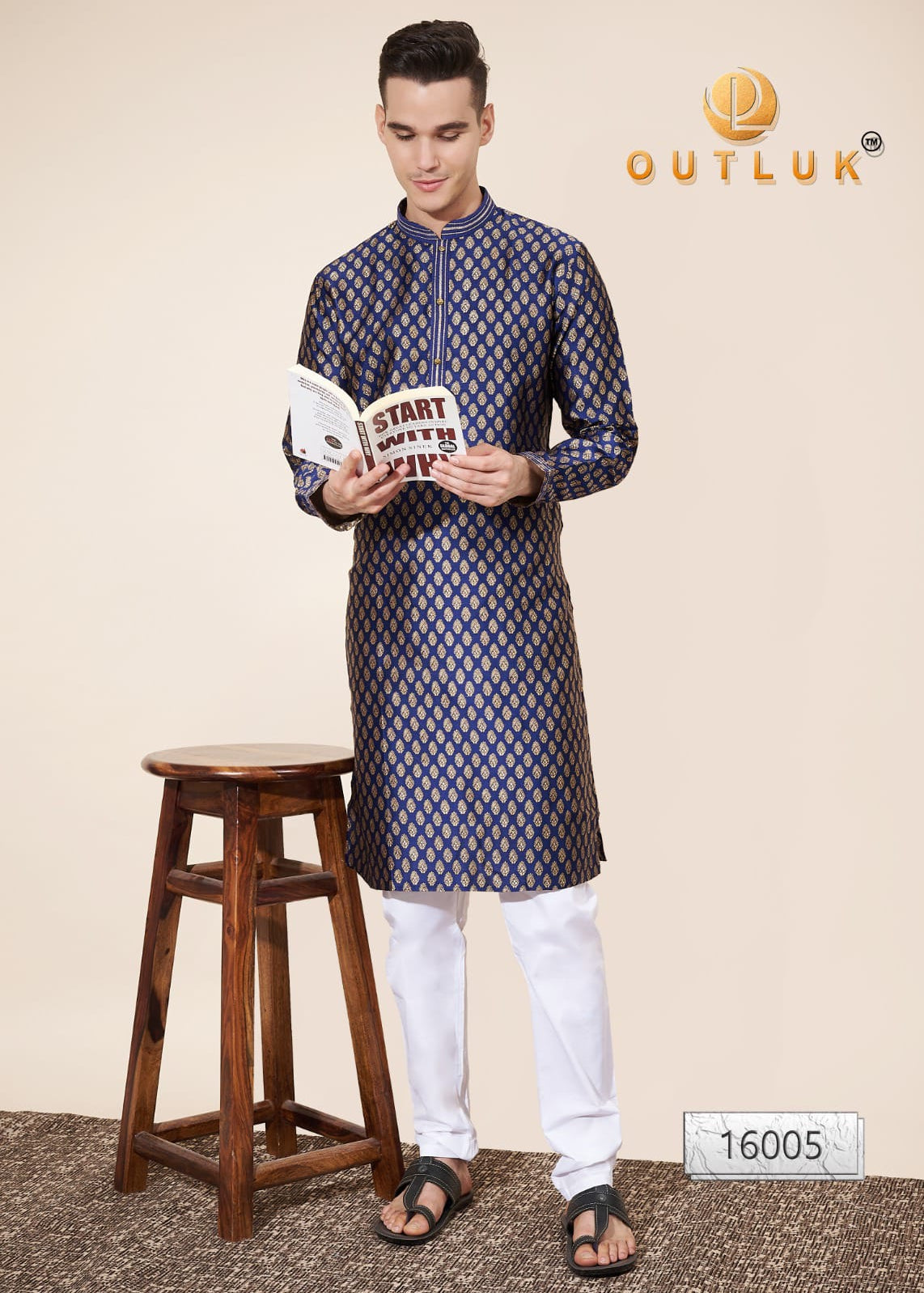 Premium Men's Art Silk Kurta