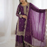 Panjabi Occasionally Embroidered Suit