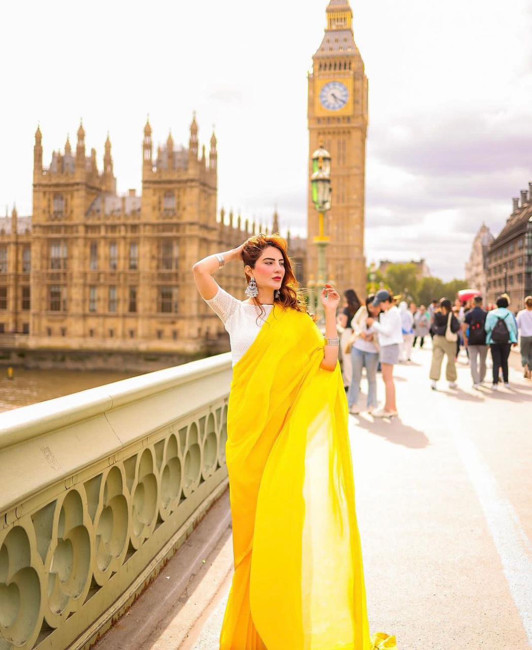 Gorgeouse Yellow Saree Collection