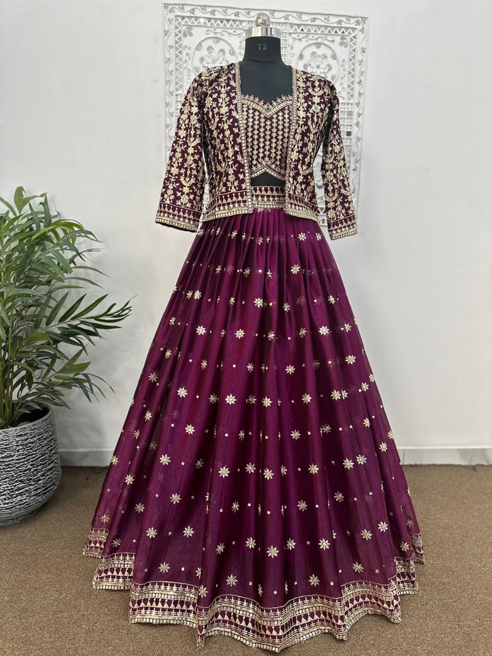 Fancy Designer Heavy Koti Lehenga Choli