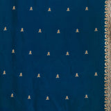Elegant Dove Blue Tissue Saree