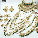 Bridal necklace accessories combo set