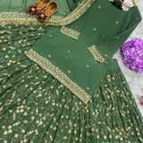 Designer Partywear Top and Lehenga