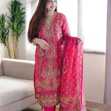 Elegant Traditional Print Suit