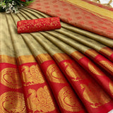 Aura Soft Cotton Silk Saree