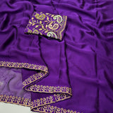 Rangoli Sequence Embroidered Saree