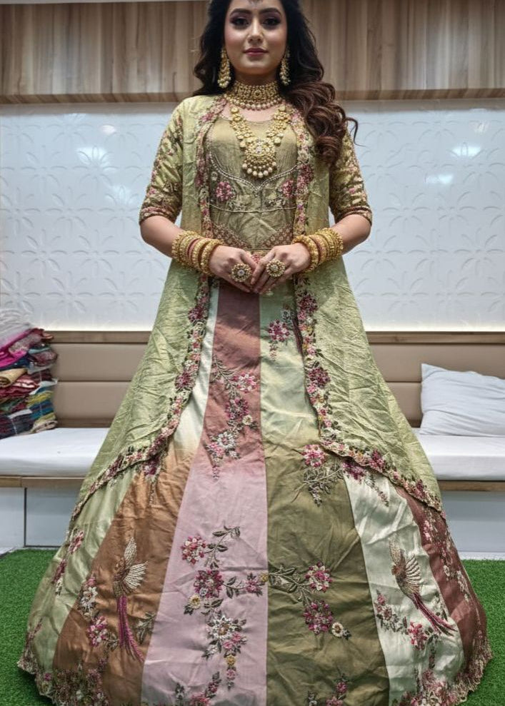 Ethnic Attires Silk Bridal Lehenga