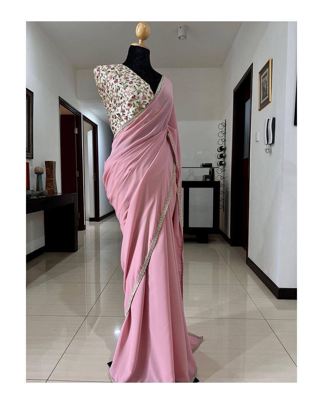 Beautifull Designer Mulberry Saree