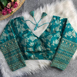 Heavy Dola Silk Saree Blouse