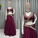 Partywear Embroidered Lehenga Choli