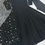 Fancy Black Anarkali  Gown