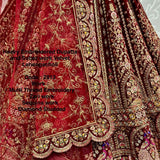 Premium Bridal Embroidered Lehenga