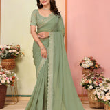 Festival Organza Silk Saree