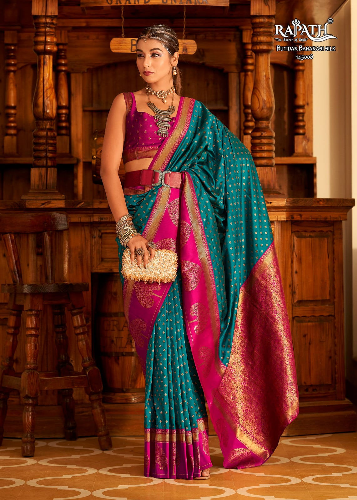 Soft Banarasi paithani saree