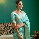 Beautiful Soft Silk Zari Weaving Saree