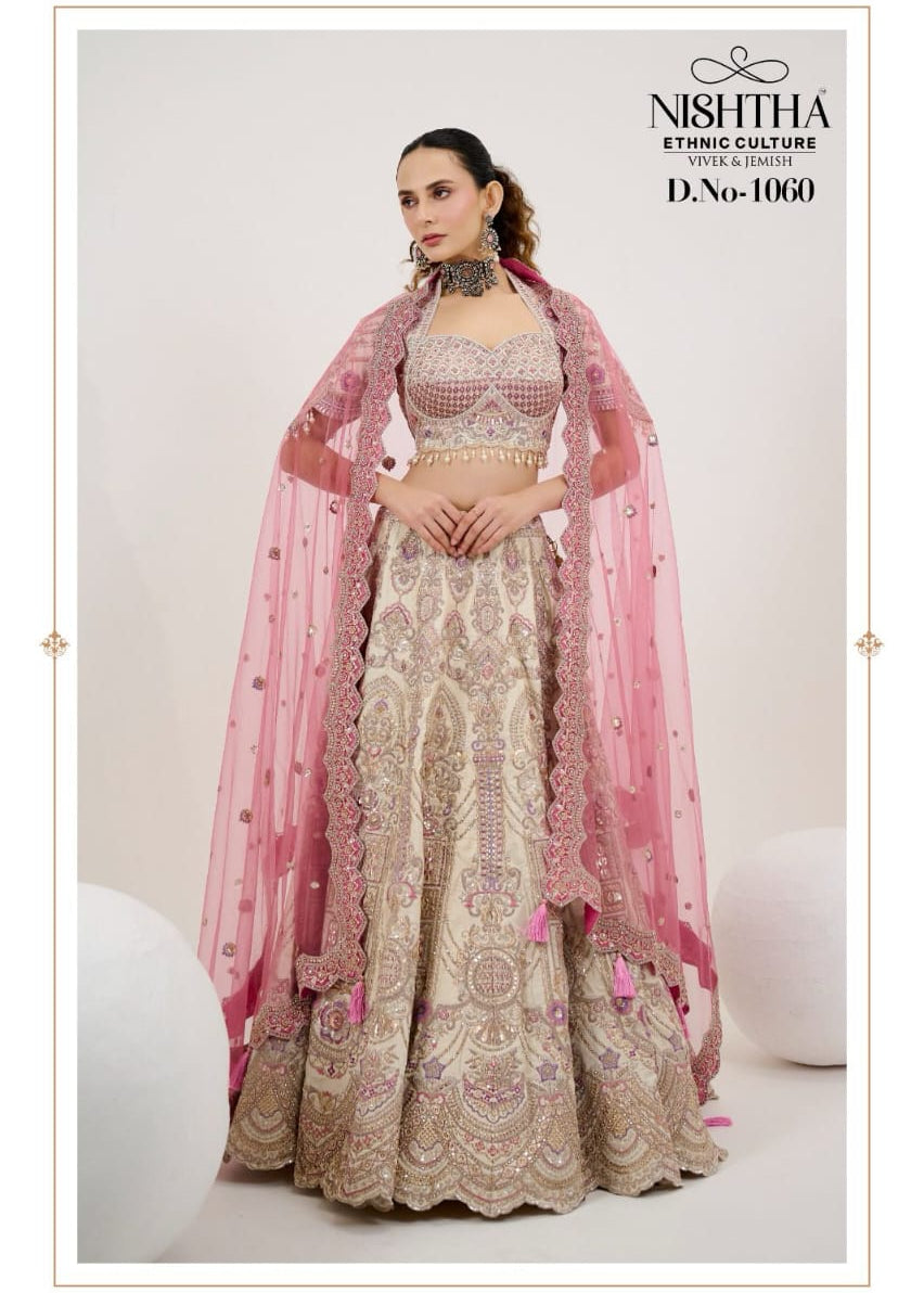 Elegance Bridal Embroidered Lehenga