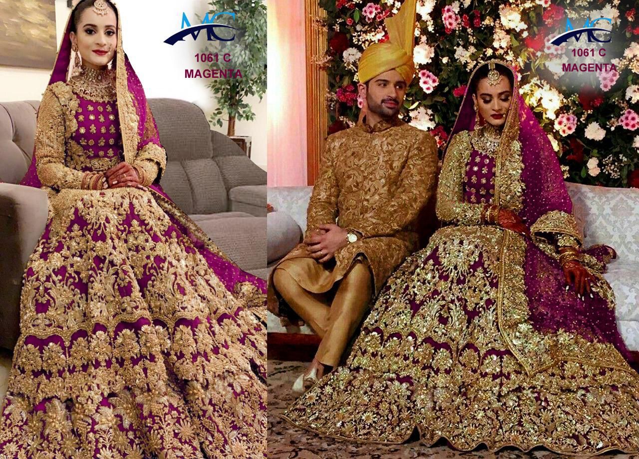 Premium Bridal Velevt Wedding Lehenga