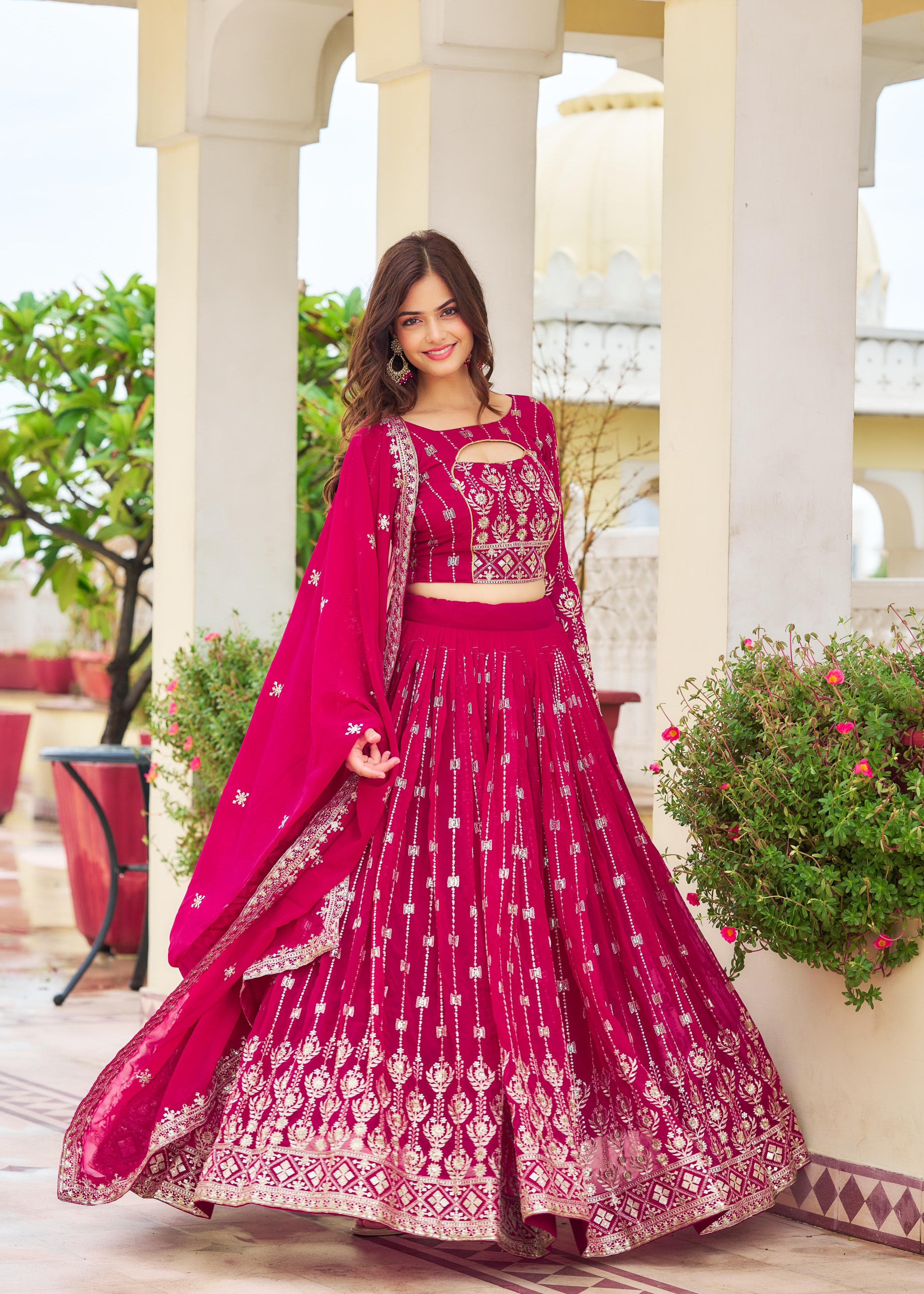 Gorgeous Heavy Georgette Lehenga Choli