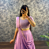 Heavy Traditional Star Silk Lehenga