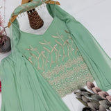 Pista Embroidered Top Plazzo