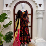 Effortless Oraganza Printed Suit