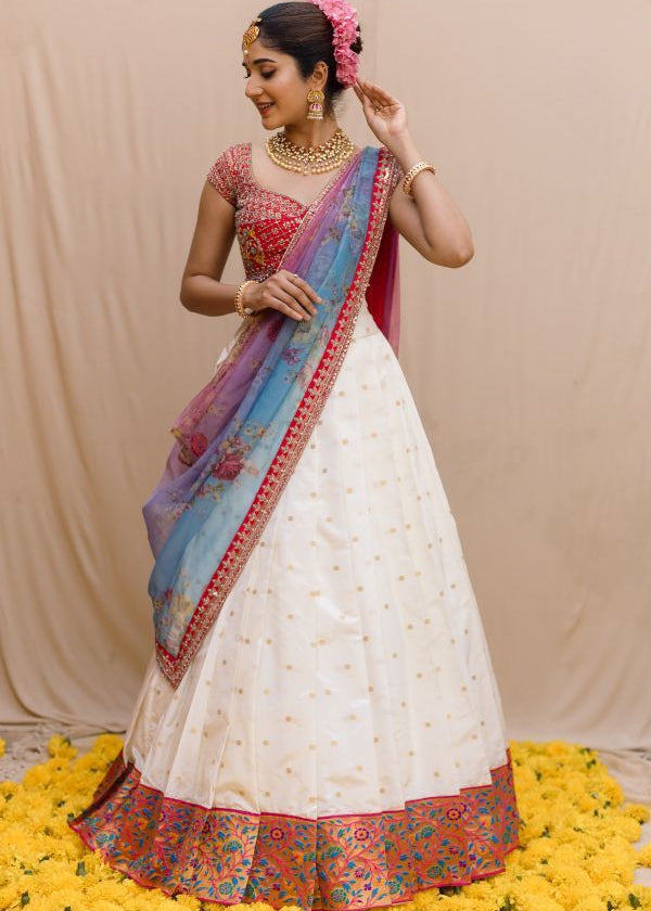 Trending Paithani Half Half Saree