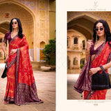 Occassionaly Trikaashi Satin Silk Saree