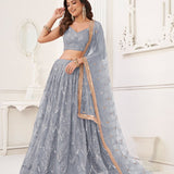 Premium Bridal Net Lehenga