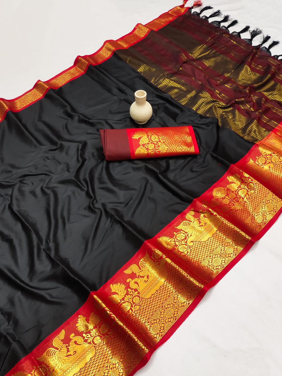 Exclusive Pure Cotton Silk Saree