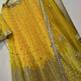 Yellow Haldi Brid Lehenga