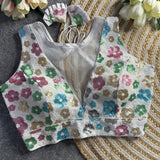 Fancy Sequence Saree Blouse
