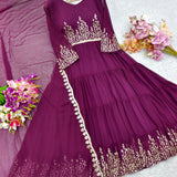 Presenting Ruffles Anarkali Gown