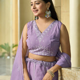Lovender Wedding Georgette Lehenga