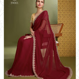 Elegance Exquisite Georgette Saree