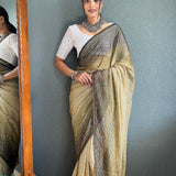 Rimzim Soft Naylone Sequance Saree