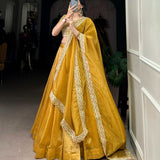 Premium Mustard Wedding Lehenga