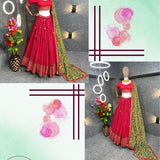 Attractive Party Wear Georgette Lehenga choli