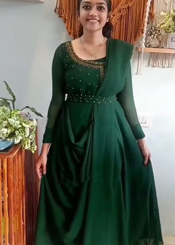 Green Fancy Gown Collection