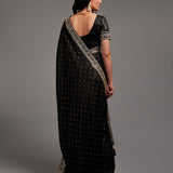 Women's Chinon saree