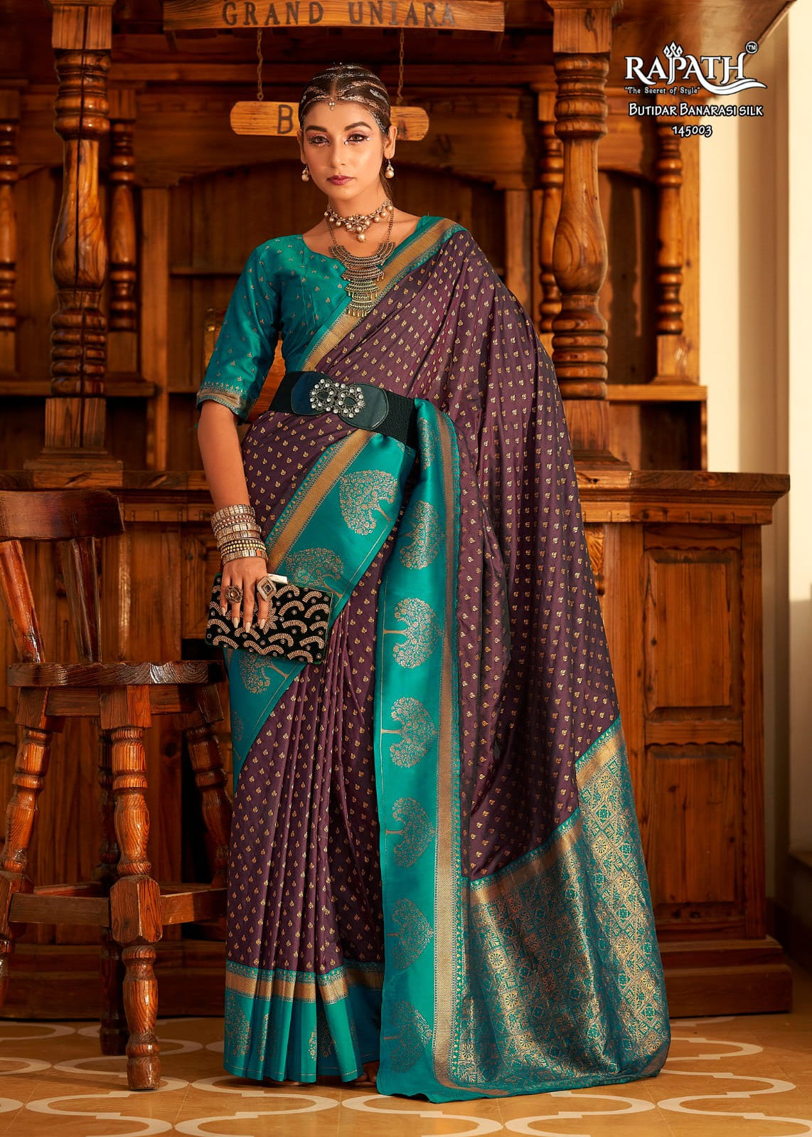 Soft Banarasi paithani saree