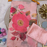 Designer Flora Print Tebby Saree