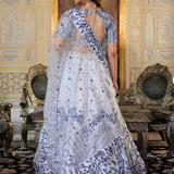 Heritage Bridal Satin Lehenga Choli