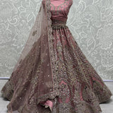 Premium Bridal Net Lehenga