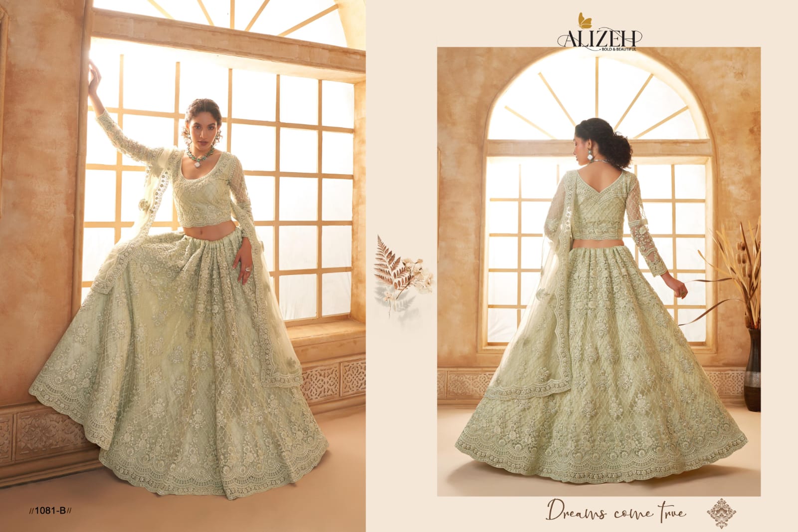 Alizeh Premium Bridal Wedding Lehenga