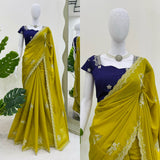 Tesla Chiffon Designer Saree